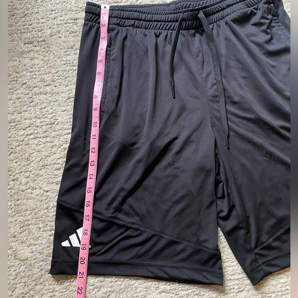 Adidas Mens Black Shorts Size L - Picture 3 of 6